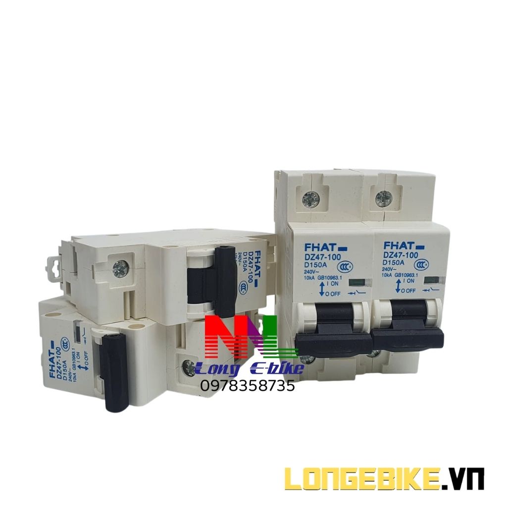 Aptomat 150A gắn xe điện
