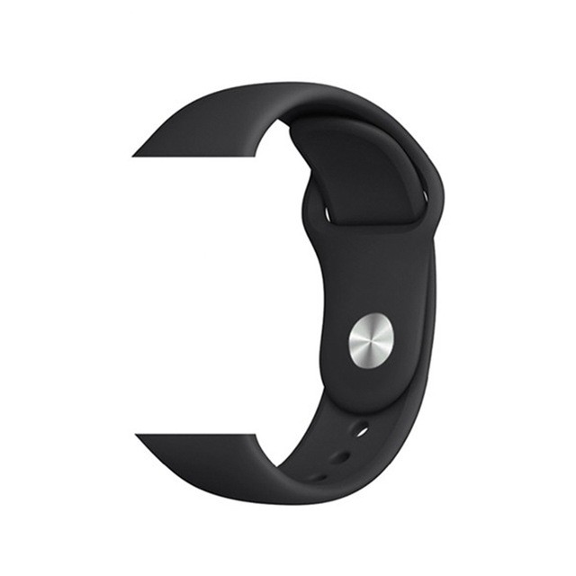 Dây đồng hồ thay thế LYKRY silicone đơn màu dành cho IWATCH 5 IWO 8 IWO 12 PRO W68 T500 Q99 W55