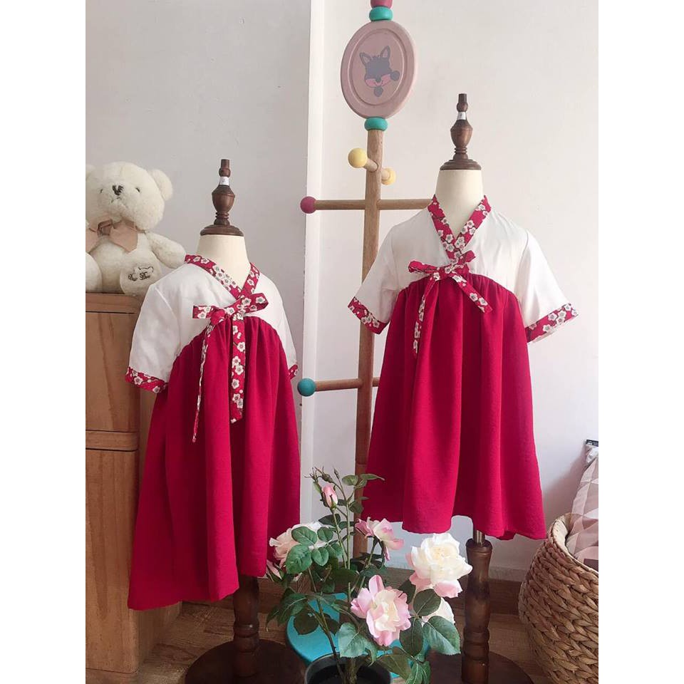 Đầm Hanbok cho bé