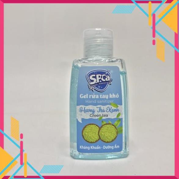 GEL RỬA TAY KHÔ SPCA 65ML (TRÀ XANH) [minthuyy]