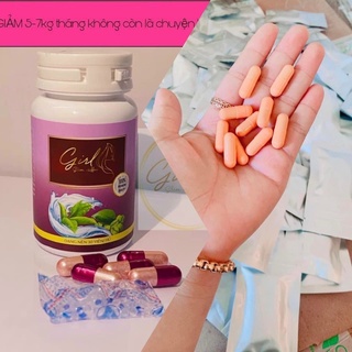 Viên uống giảm cân Girl 1 họp 30 viên tặng thêm 10 viên Girl slim X3 siêu mạnh dành cho cơ địa lờn