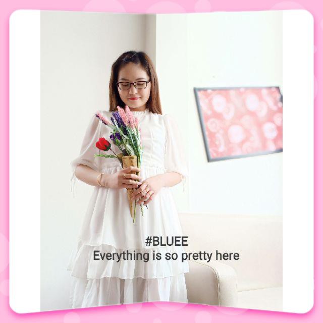 Đầm Nữ,  Đầm trắng babydoll bánh bèo dạo phố cực hot [KÈM ẢNH THẬT] V | BigBuy360 - bigbuy360.vn