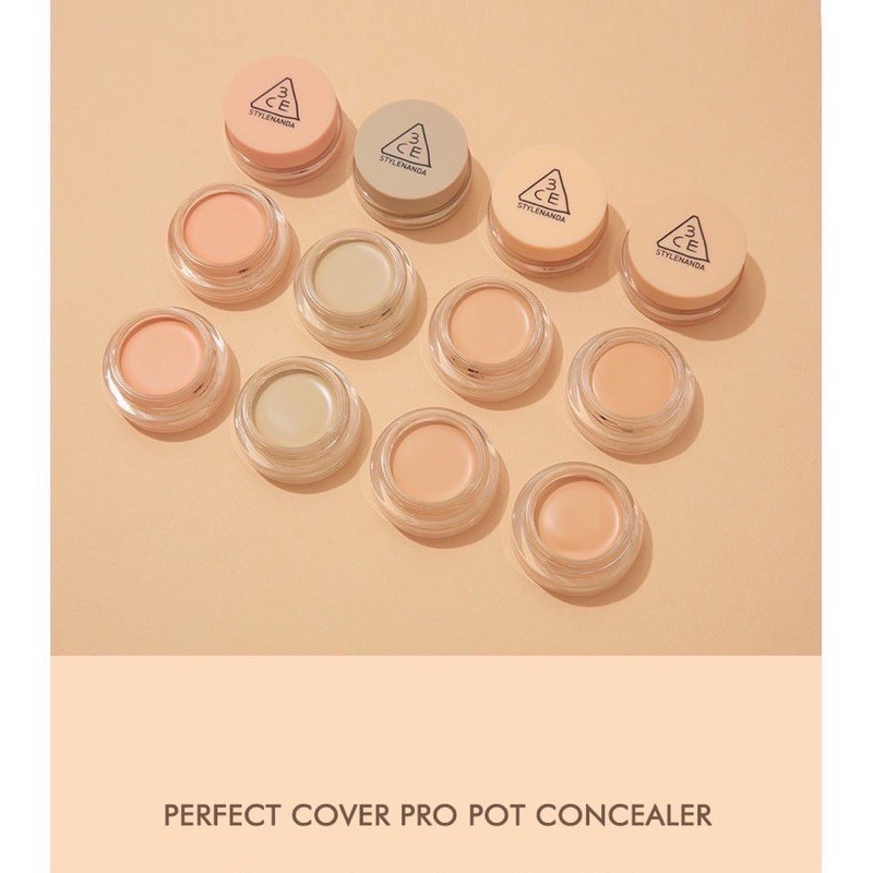 KEM CHE KHUYẾT ĐIỂM STYLENANDA 3CE COVER POT CONCEALER | BigBuy360 - bigbuy360.vn