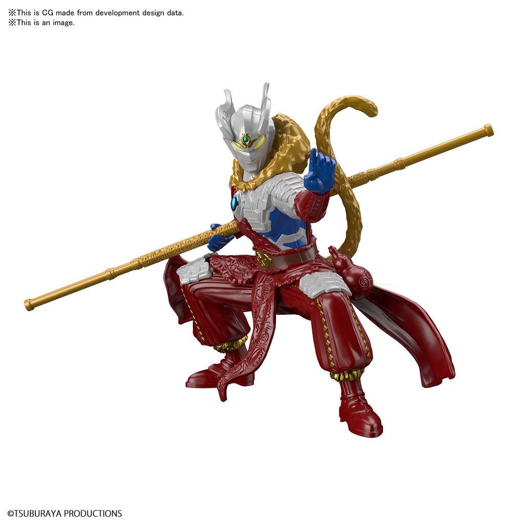 Mô Hình Lắp Ráp ULTRAMAN ZERO WUKONG ARMOUR Bandai EG Entry Grade 1/144 Đồ Chơi Anime Nhật