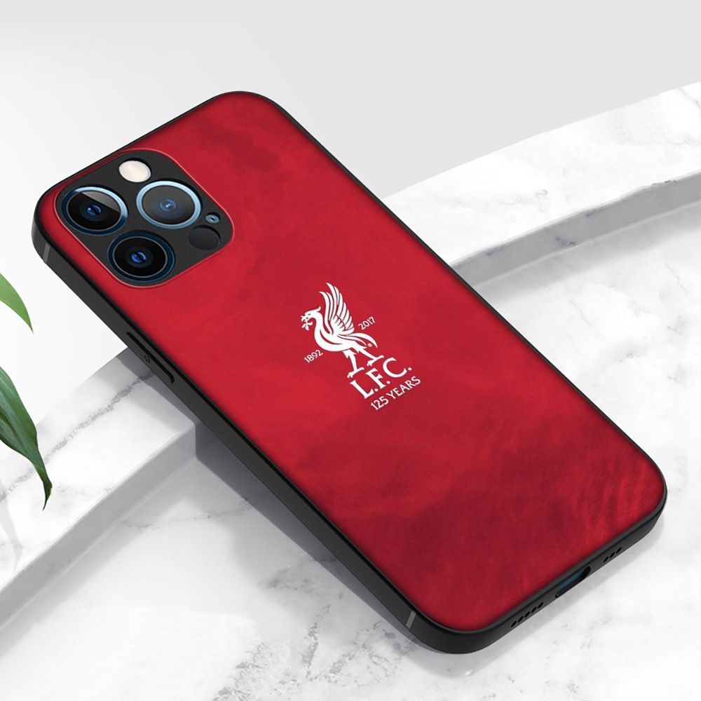 Ốp Điện Thoại Silicon Mềm Hình Logo Liverpool Cho iPhone 12 11 Pro X XS Max Mini GF43