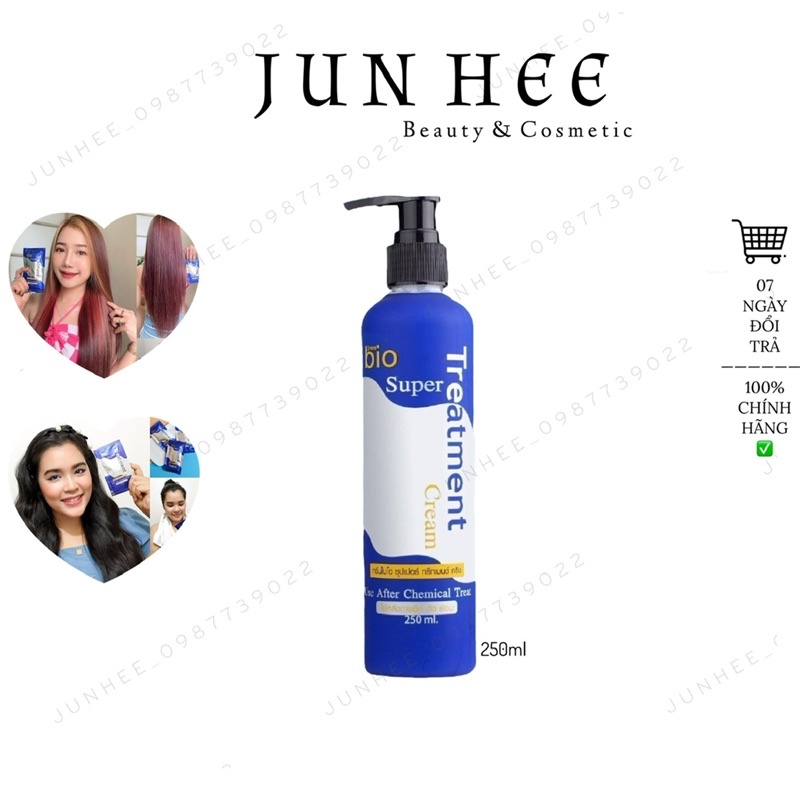 [ JUNHEE AUTH ] Ủ tóc Bio Super Treatment Cream 250ml dạng chai