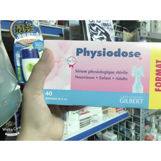 Nhỏ mũi tép hồng Physiodose nội địa Pháp