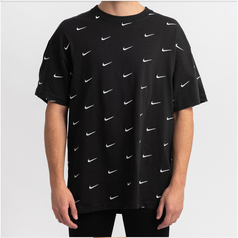 ( Unisex Ảnh Thật ) Áo In Vân Nikee Cotton Siêu Thấm Hút, Fom Dáng Unisex Thời Trang Fom BOO Slim | BigBuy360 - bigbuy360.vn
