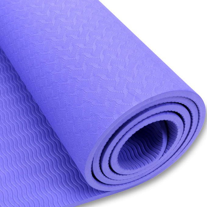 Thảm tập yoga định tuyến AVI 6mm chống trơn cực tốt, thảm yoga cực thông thoáng khi tập