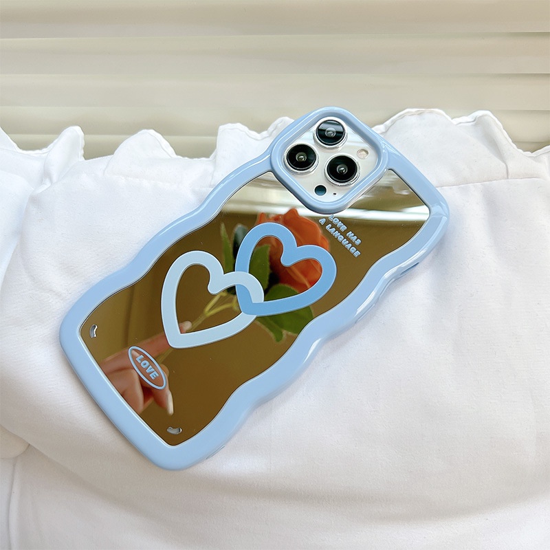 Ốp lưng iphone ốp Điện Thoạii Trong Suốt Họa Tiết Trái Tim Cho iPhone 14 13 12 11 promax XS XR xsmax se2020 6 7 8plus
