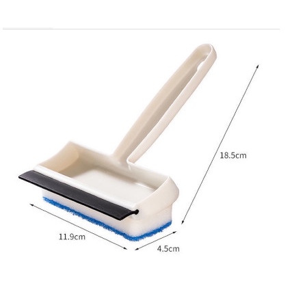 Cây lau kính nhà tắm Tay Ngắn-chổi lau đa năng mini tiện lợi có tay cầm 2 mặt làm sạch sẽ vết bẩn trên kính