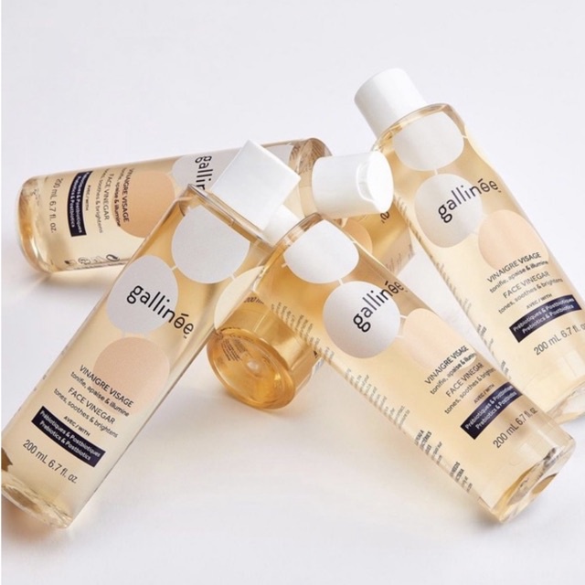 GALLINEE PREBIOTIC FACE VINEGAR - Nước hoa hồng thu nhỏ lỗ chân lông và làm sáng da