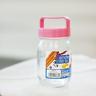 Lọ thủy tinh có quai xách 450ml hàng Nhật