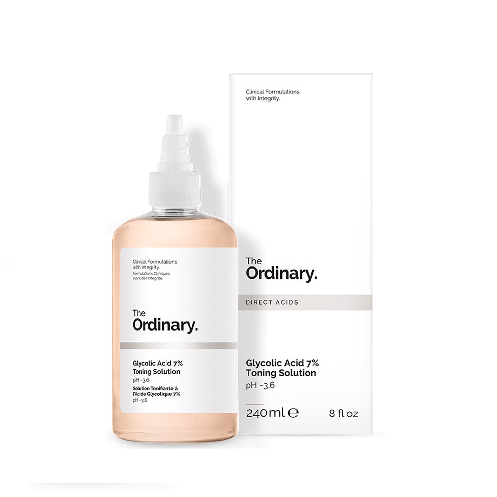 (240ml) Toner Dưỡng Sáng Đều màu da The Ordinary Glycolic Acid 7% Toning Solution