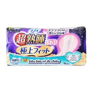Băng Vệ Sinh Ban Đêm Sofy Night Ultra Fit Slim Cánh 37cm ( 10 Miếng )