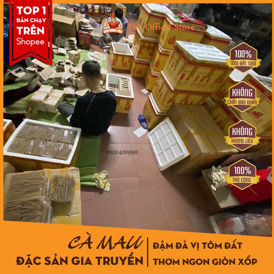 Bánh phồng tôm ngon |Bánh phồng tôm Năm Căn| Đặc sản Cà Mau |GÓI 2KG|KHÔNG NGON HOÀN TIỀN| 30% TÔM ĐẤT TƯƠI