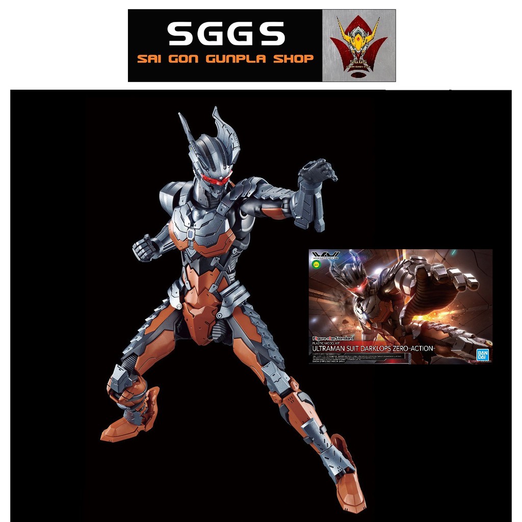 Mô Hình Lắp Ráp Ultraman Darklops Zero Action Bandai Figure Rise Standard 1/12 Đồ Chơi Anime Nhật