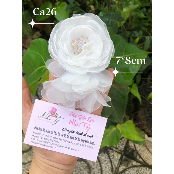 hoa cài áo xinh xắn yêu yêu 8cm