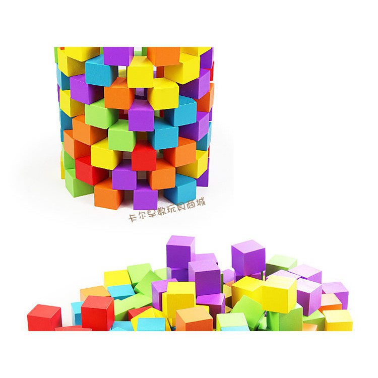 FREESHIPBộ Cube 100 Chi Tiết Kích Thước 2,5cm x 2,5cm