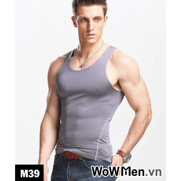 [Mã SKAMLTSM9 giảm 10% đơn 99K] Áo Ba Lỗ Tanktop Nam Ôm Body Tập Gym Thể Thao Đẹp Co Giãn 4 Chiều Chất Lượng Tốt