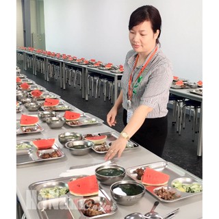 Khay cơm inox 5 ngăn giá rẻ