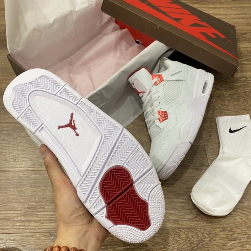 GIÀY JD4 RETRO METALLIC RED LAI AU SC