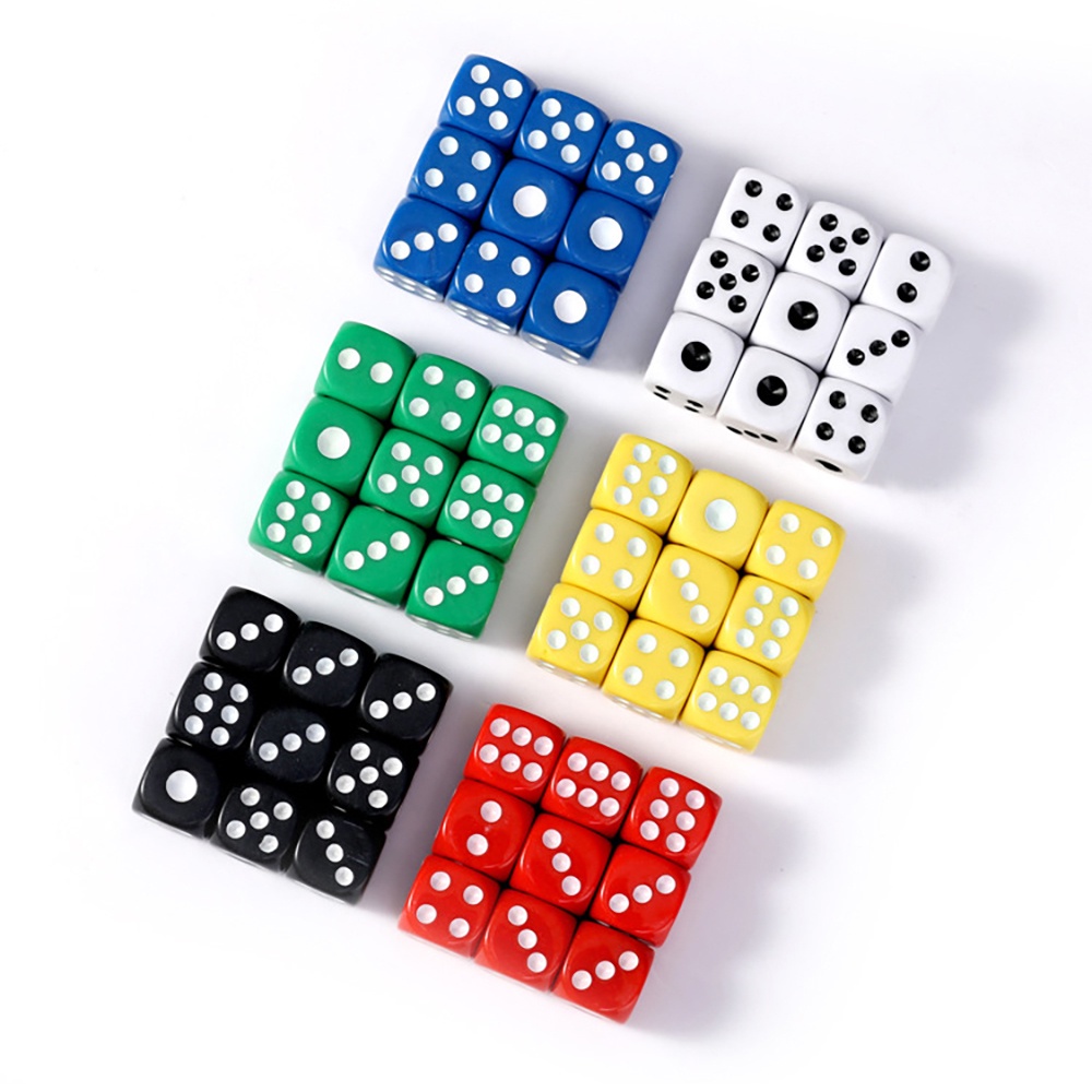 Xúc Xắc Xí Ngầu Giá Rẻ 14 Mm Nhiều Màu Sắc Size SXD14