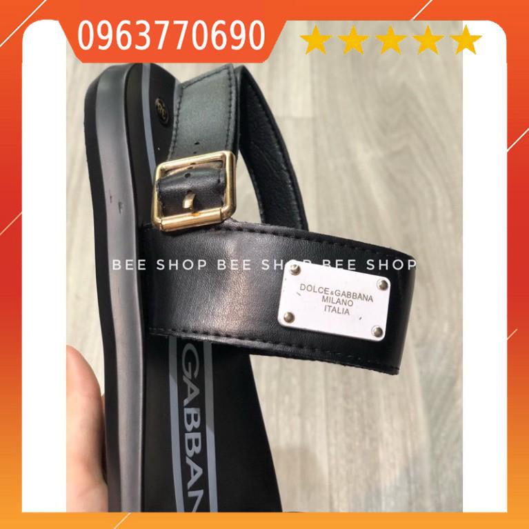 Dép quai hậu DG da bò đế cao su - Dép sandal DG nam - Dép xỏ ngón - Bee Shop