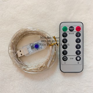 Đèn Đom Đóm Chớp Nháy 10m (Cổng USB & Remote)