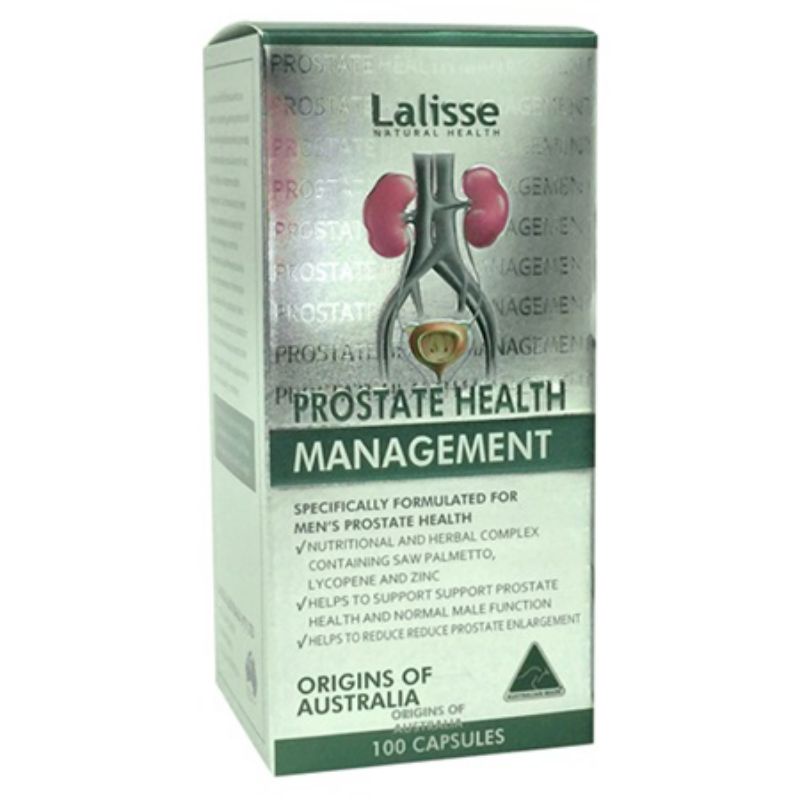 Viên Uống Hỗ Trợ Chức Năng Tiền Liệt Lalisse Prostate Management của Úc 30v và 100v