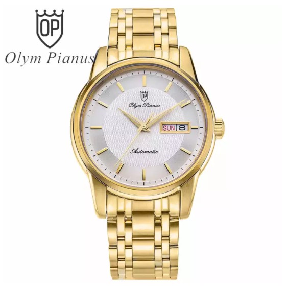 Đồng hồ nam dây kim loại Automatic Olym Pianus OP990 -16AMK