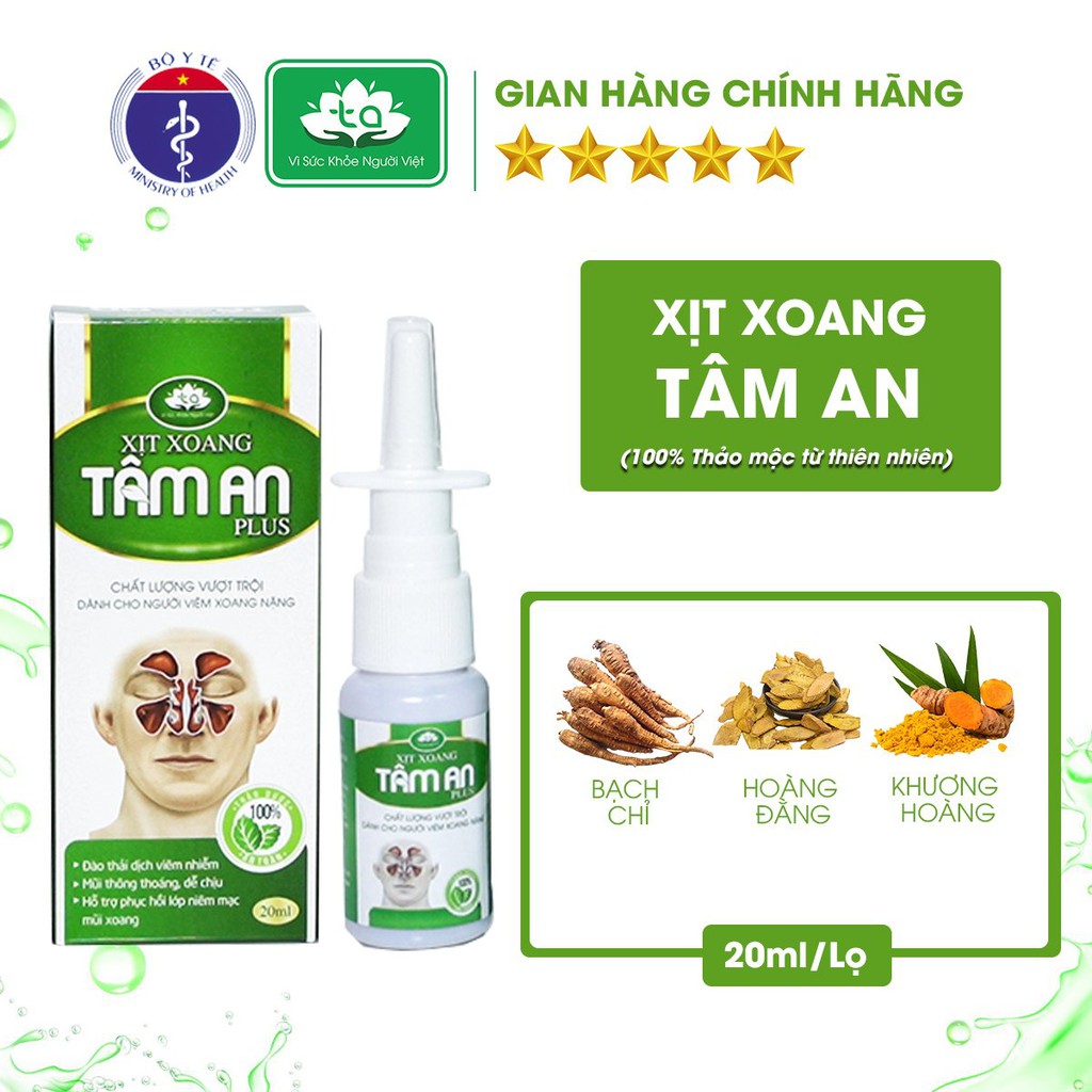 [CHÍNH HÃNG]XỊT XOANG CAO CẤP TÂM AN