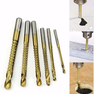 Bộ 6 mũi khoan răng cưa đa năng 3mm, 4mm, 5mm, 6mm, 6.5mm, 8mm.