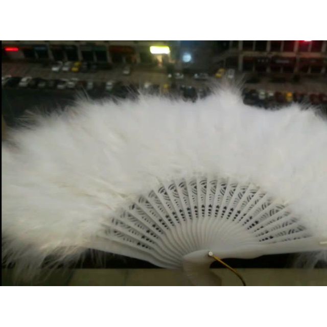 Quạt lông vũ loại dày nhiều mẫu