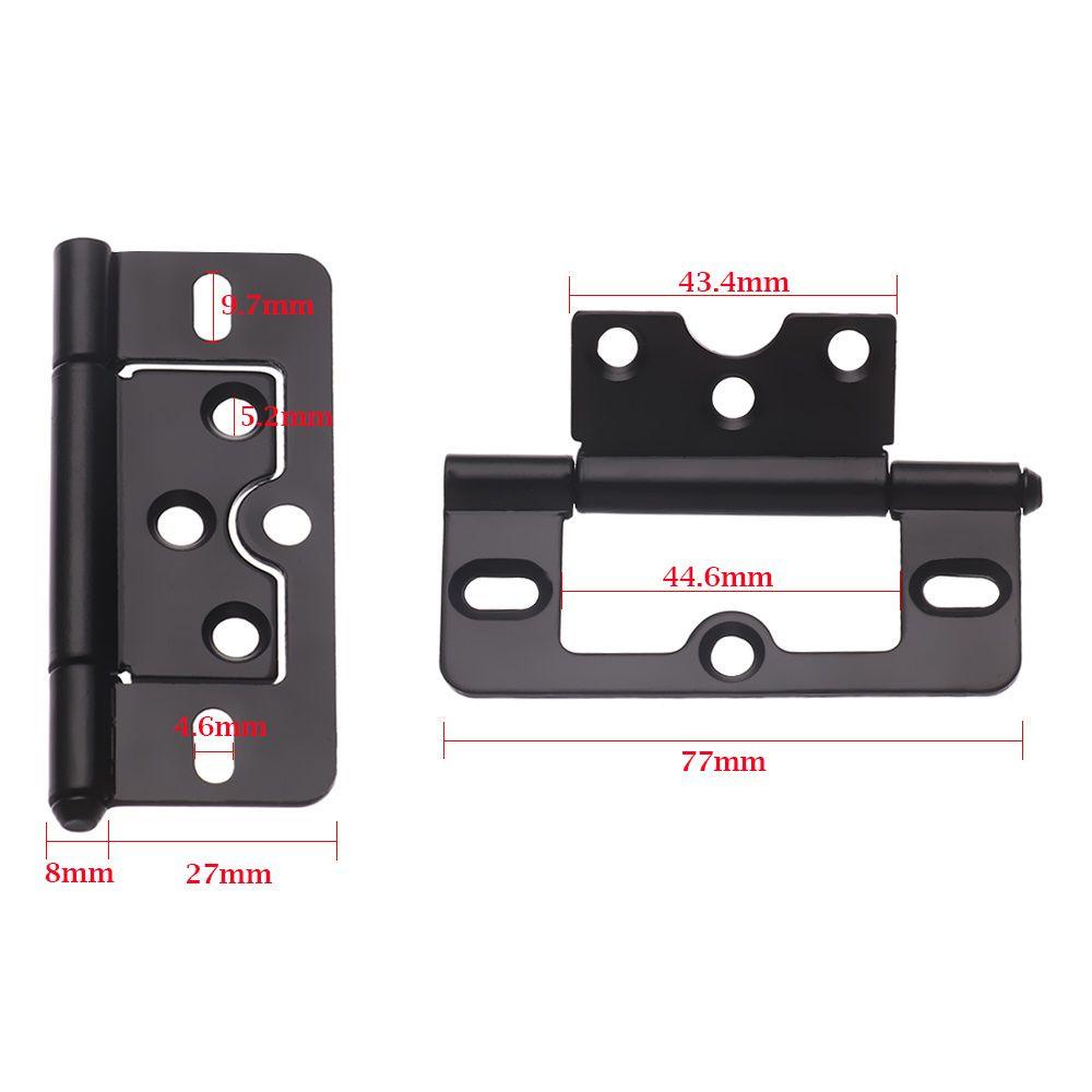 PISTA 1 Cặp Bản Lề Cửa 3 Inch Bằng Thép Không Gỉ