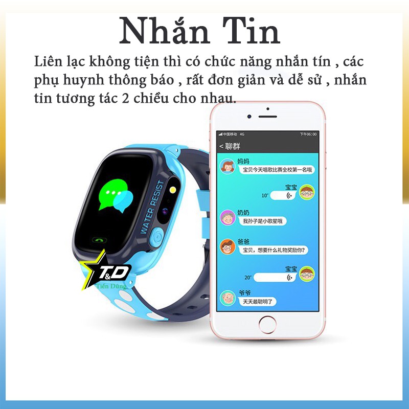 Đồng hồ thông mình định vị y92 trẻ em nghe gọi chụp ảnh - Đồng hồ y92 cảm ứng có camera hình ảnh HD