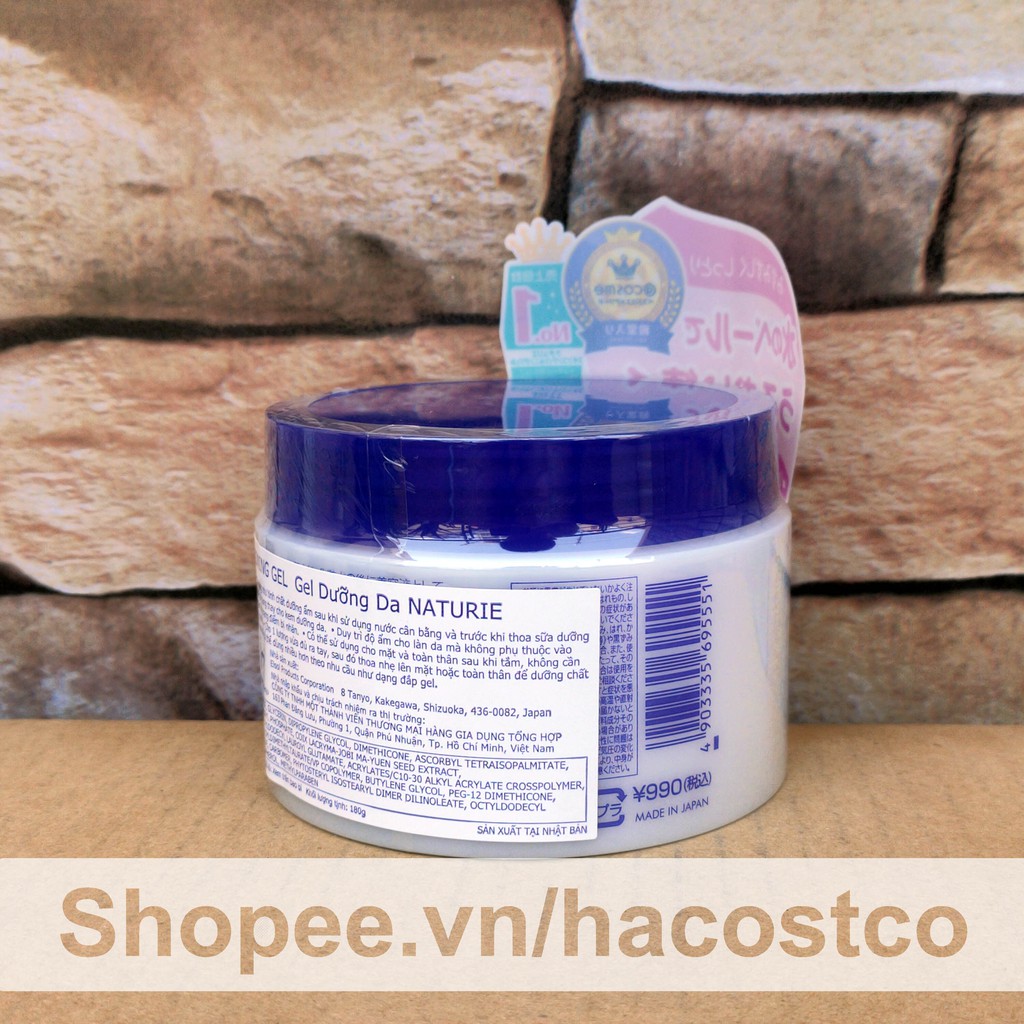Kem Dưỡng Ý dĩ Naturie Skin Conditioning Gel Nhật Bản 180g | BigBuy360 - bigbuy360.vn