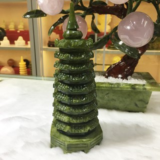 Tháp Văn Xương chín 9 tầng Lam Ngọc cỡ trung - LPTVX1003