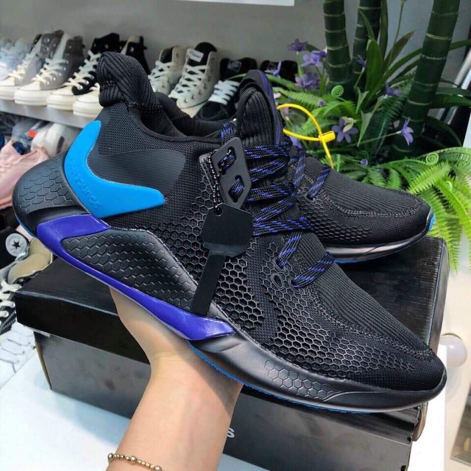 [FullBox &amp;Bill] Giày Alphabounce InstinctM màu đen gót tím Cực HOT Chuẩn Form