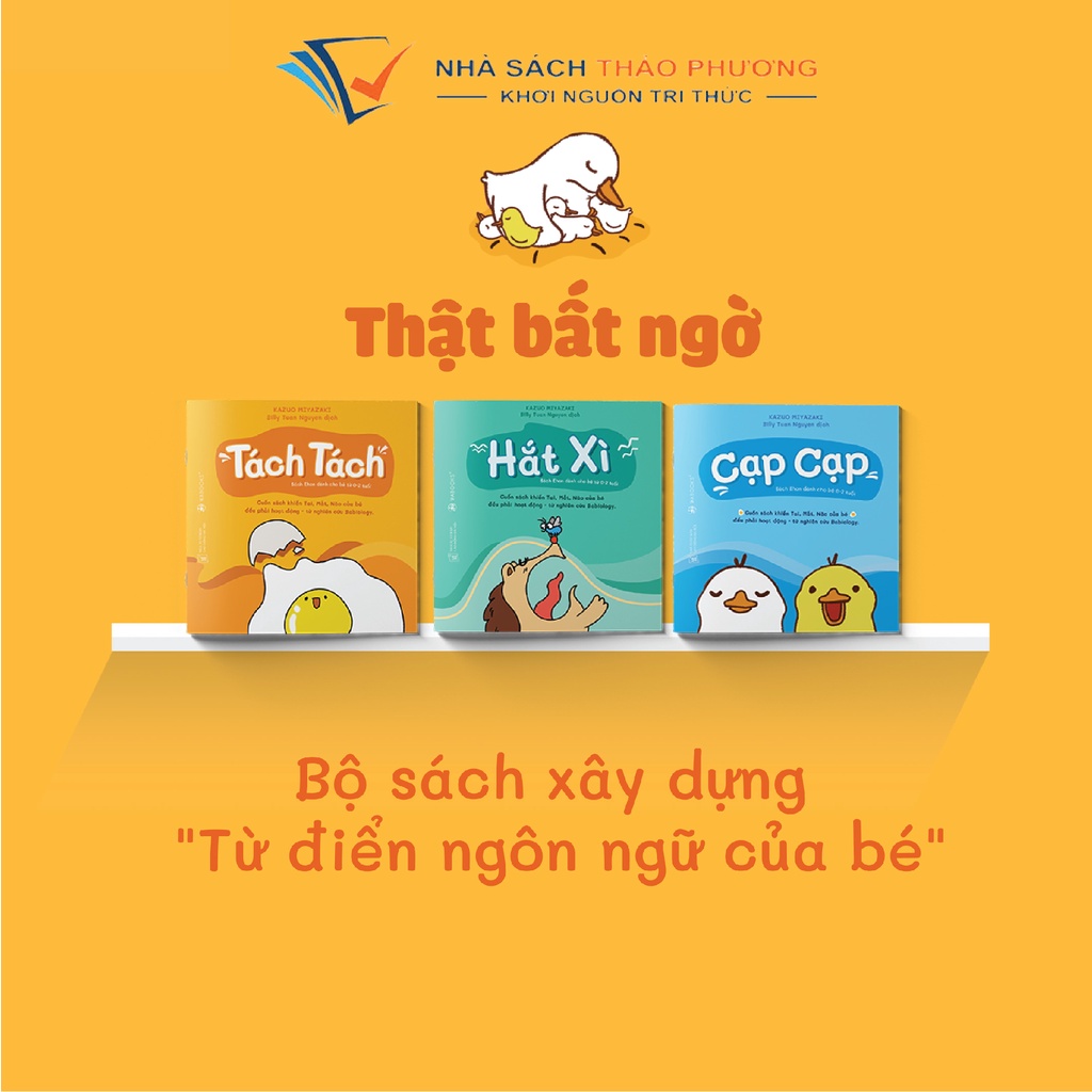 Sách Ehon Nhật Bản - Thật bất ngờ dành cho trẻ từ 0-2 tuổi ( Bộ 3 cuốn)