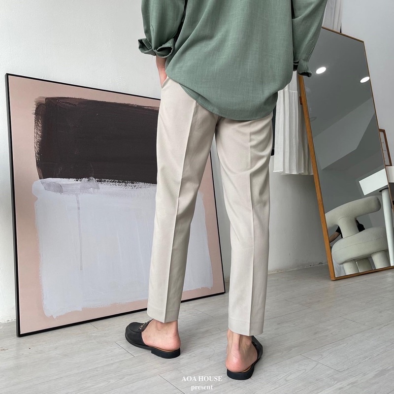 Sơ Mi Linen - Auber Half Open Shirt (8color)