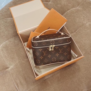 Túi Cốp Lv Nice Bb Lót Da Chuẩn Super