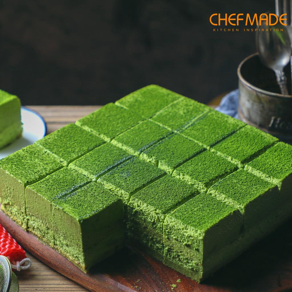 Khuôn làm bánh CHEFMADE WK9306\WK9307\WK9308 bằng thép không gỉ hình vuông kích thước 6-8-10-Inch