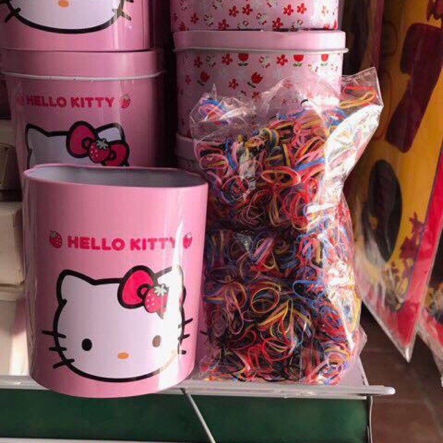 HỘP CHUN BUỘC TÓC HELLO KITTY
