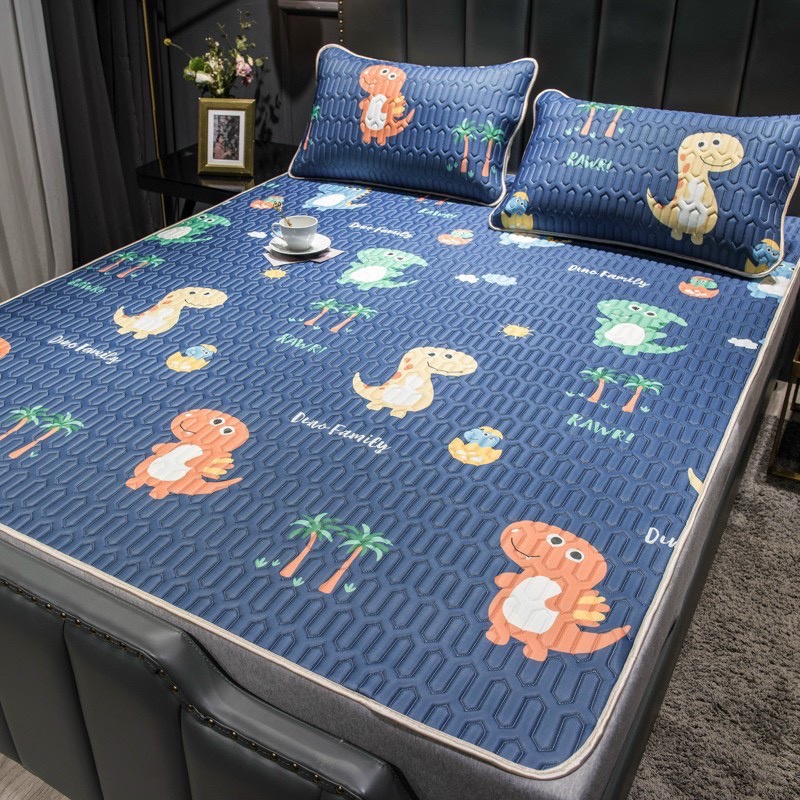 Chiếu Điều Hoà 2D 3 Lớp 100% Cao Su Non Thiên Nhiên Kích Thước 1m6 - 2m