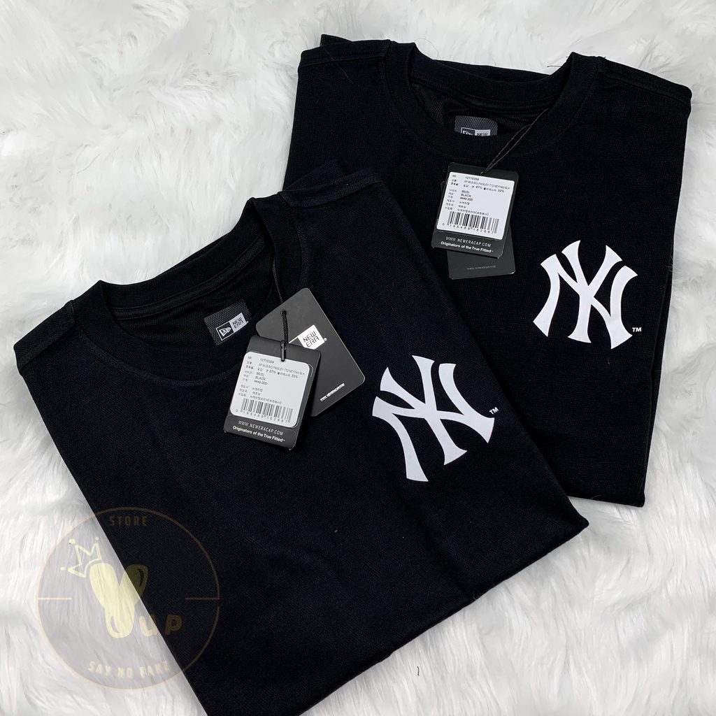 Áo New era x Mlb chính hãng, áo thun unisex, logo ny to phong cách trẻ trung, năng động