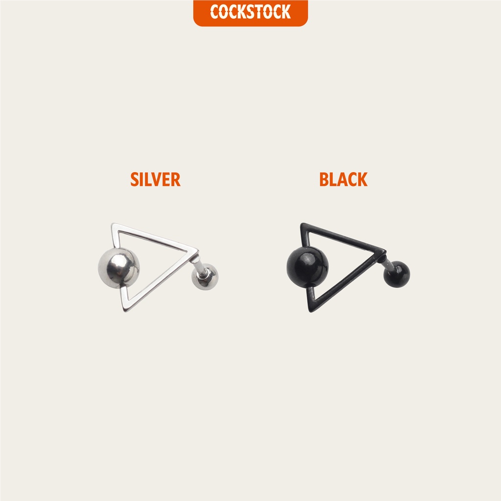 Khuyên tai thả rơi Triangle 1 Earring CockStock