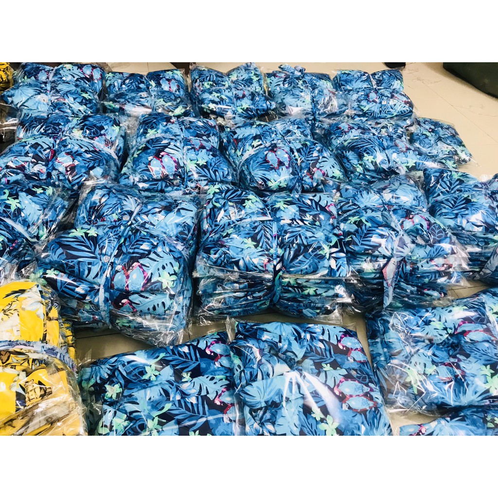 [ẢNH THẬT] Áo sơ mi hawaii đi biển mùa hè, hoạ tiết hoa lá hoa quả trái cây cho nhóm, gia đình, team, công ty đi du lịch | BigBuy360 - bigbuy360.vn