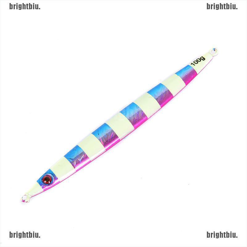 Mồi Câu Cá 100g Bằng Kim Loại Phát Sáng Độc Đáo