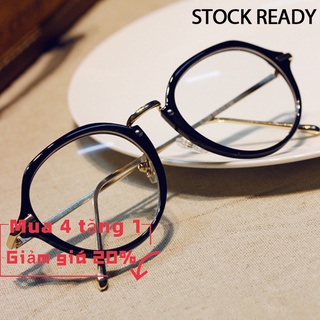  Mắt kính gọng tròn chống ánh sáng xanh thời trang Hàn Quốc cho cả nam và nữ